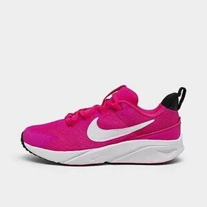 KIDS NIKE STAR RUNNER 4 STRETCH LACE RUNNING SHOES